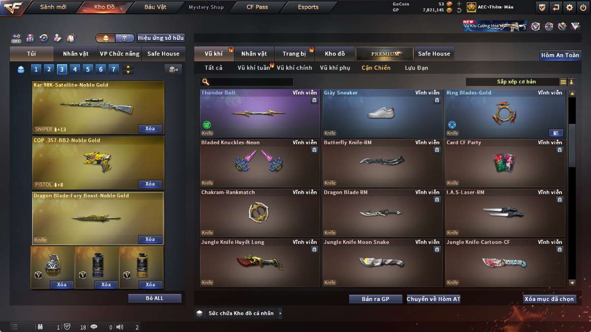 shop acc cf uy tin gia re